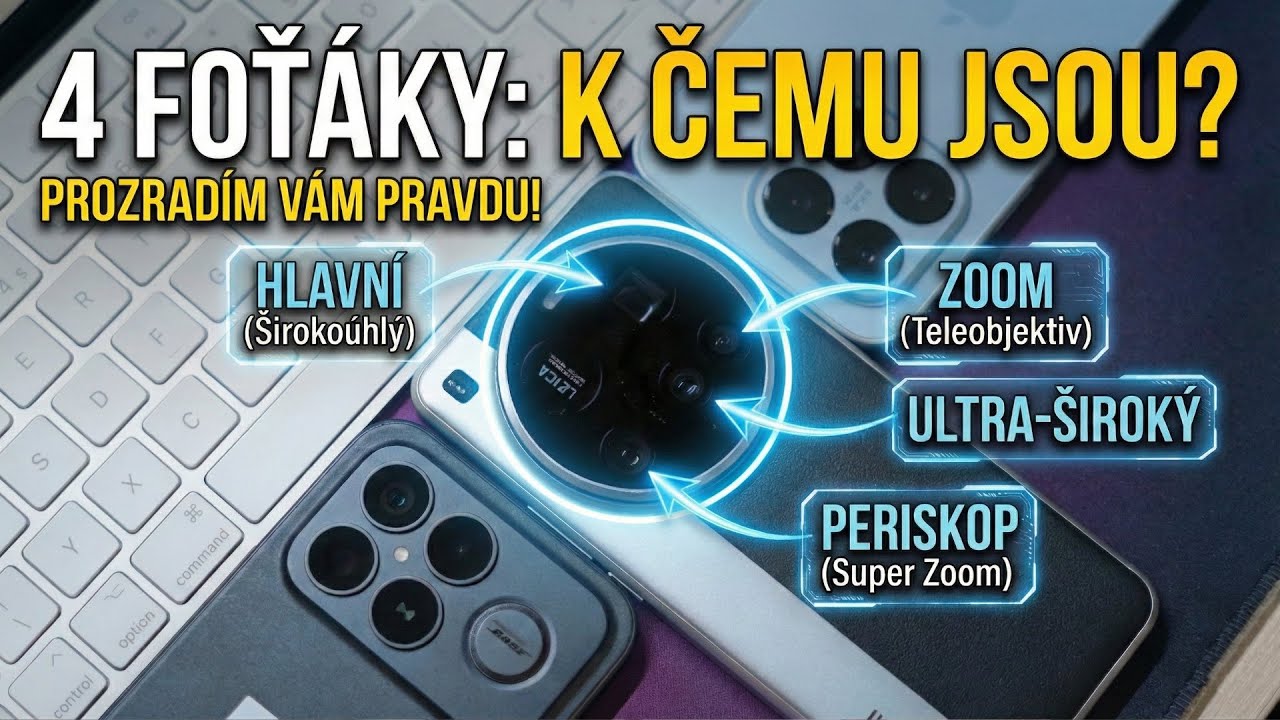 4 foťáky na mobilu? 🤔📸 Prozradím vám, k čemu je to dobré 🙌.