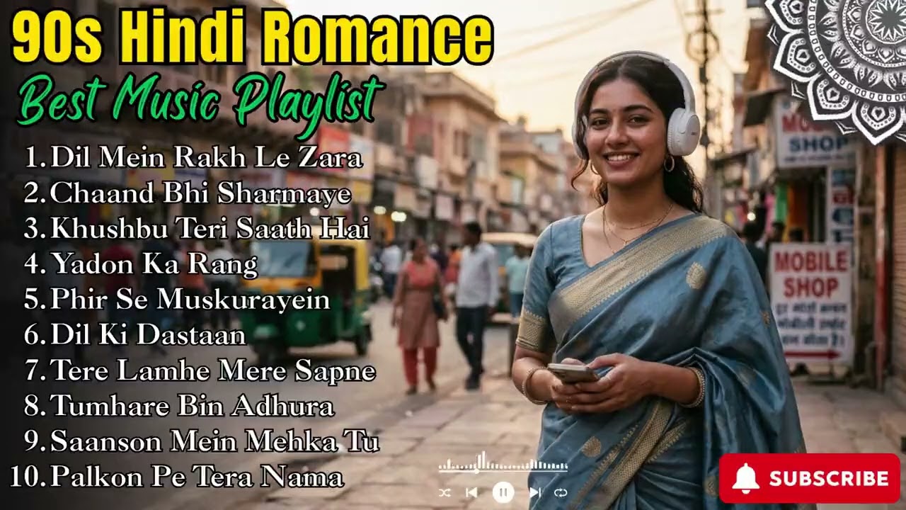 🕯️ Eternal First Love Feelings | 90s Bollywood Romantic Songs Playlist