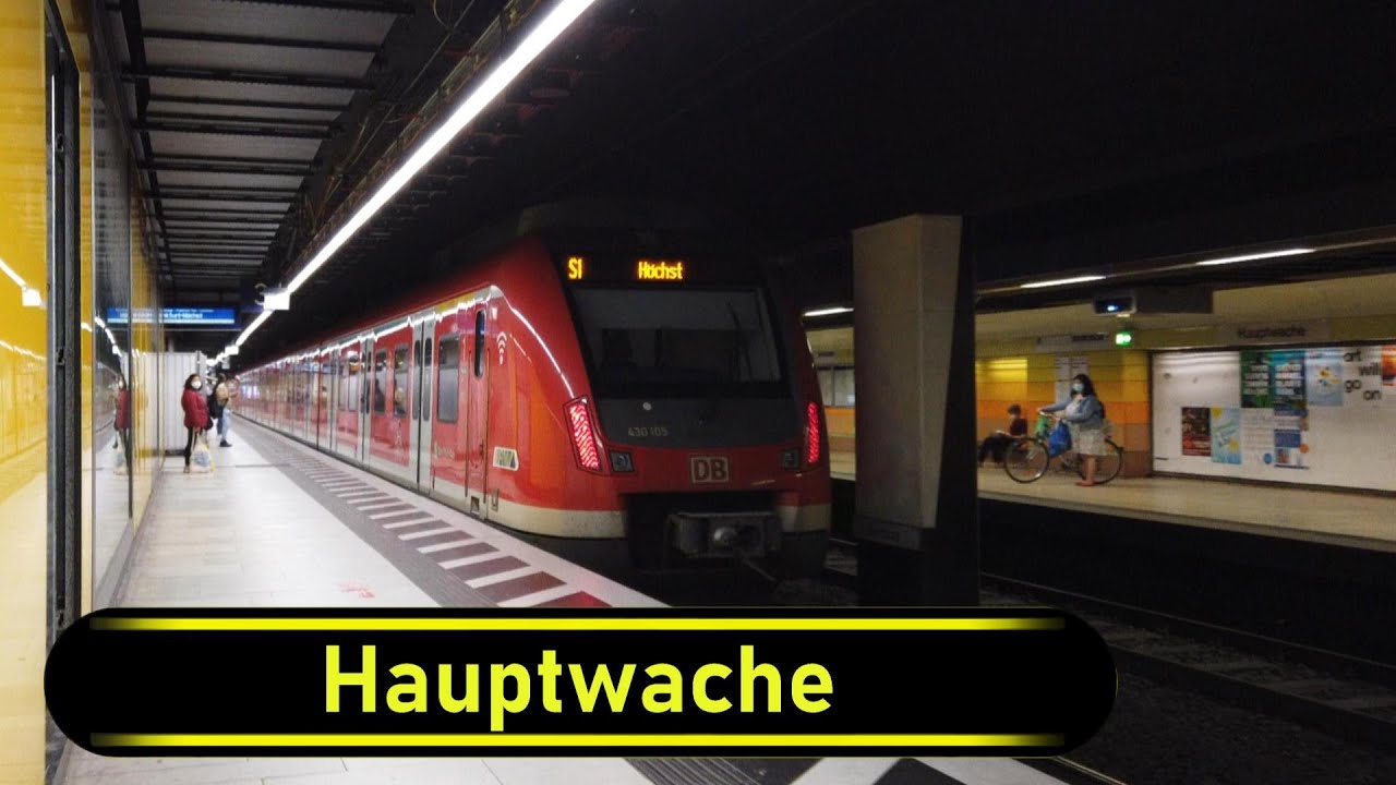 S-Bahn Station Hauptwache - Frankfurt 🇩🇪 - Walkthrough 🚶