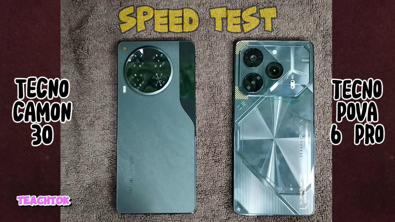 TECNO CAMON 30 vs TECNO POVA 6 PRO | Speed Test