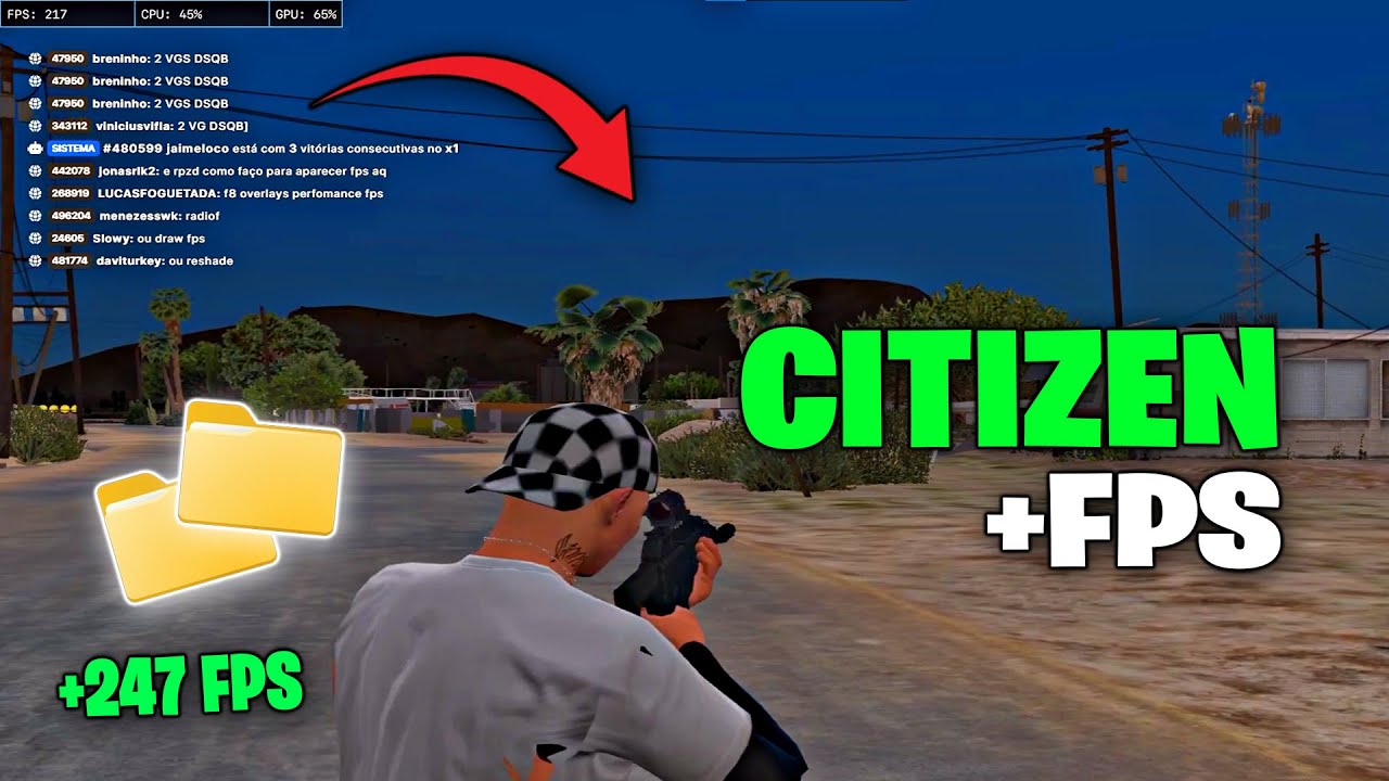 🚀 MELHOR CITIZEN PARA PC FRACO 😱 CLEAN para PVP E RP! +200 FPS