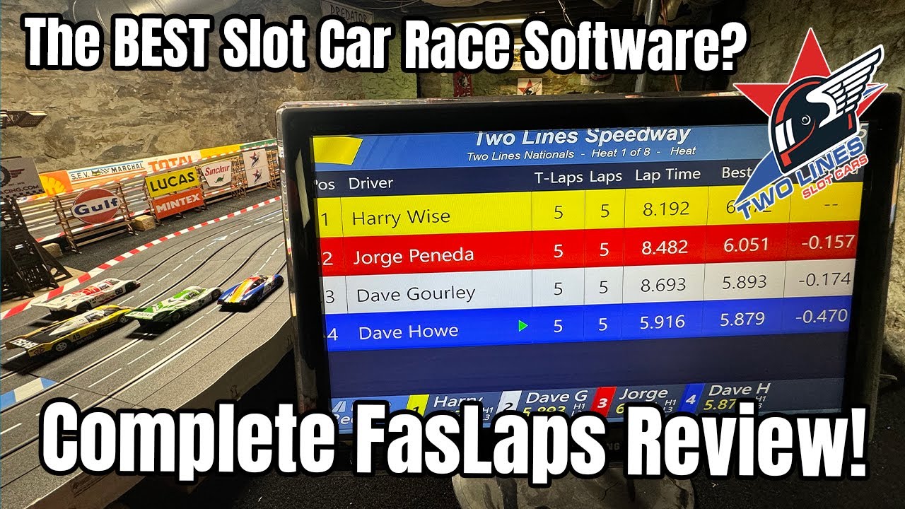 The BEST Slot Car Timing Software? A Complete Review of FASLAPS!