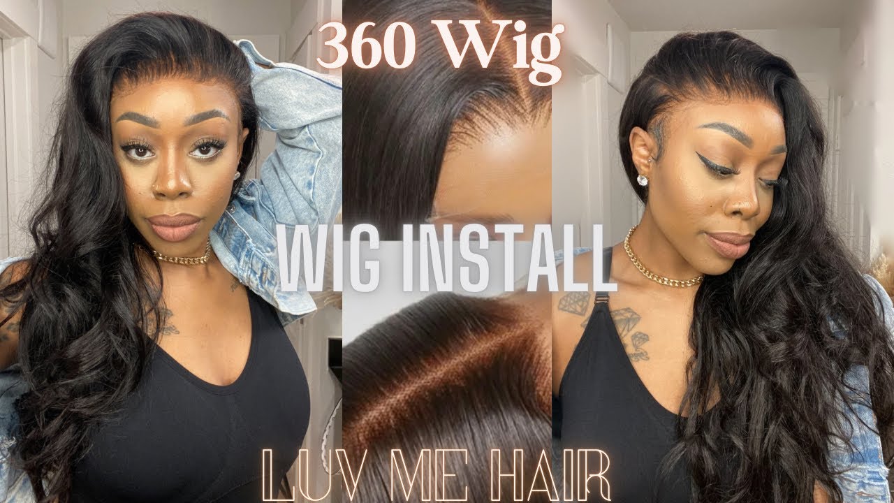 360 Wig Install, Wig review & Style | LuvMe Hair #luvmehair #wiginstall #wigreview