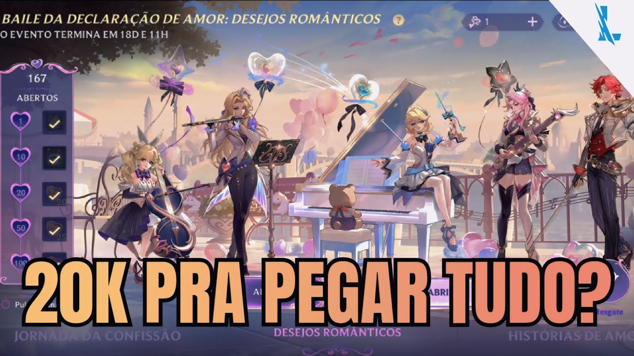 ZEREI o Gacha das Skins Love Confession – Wild Rift