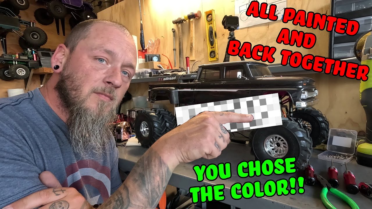 1/10 Scale Mud Truck Painted + Attempt New Project!!