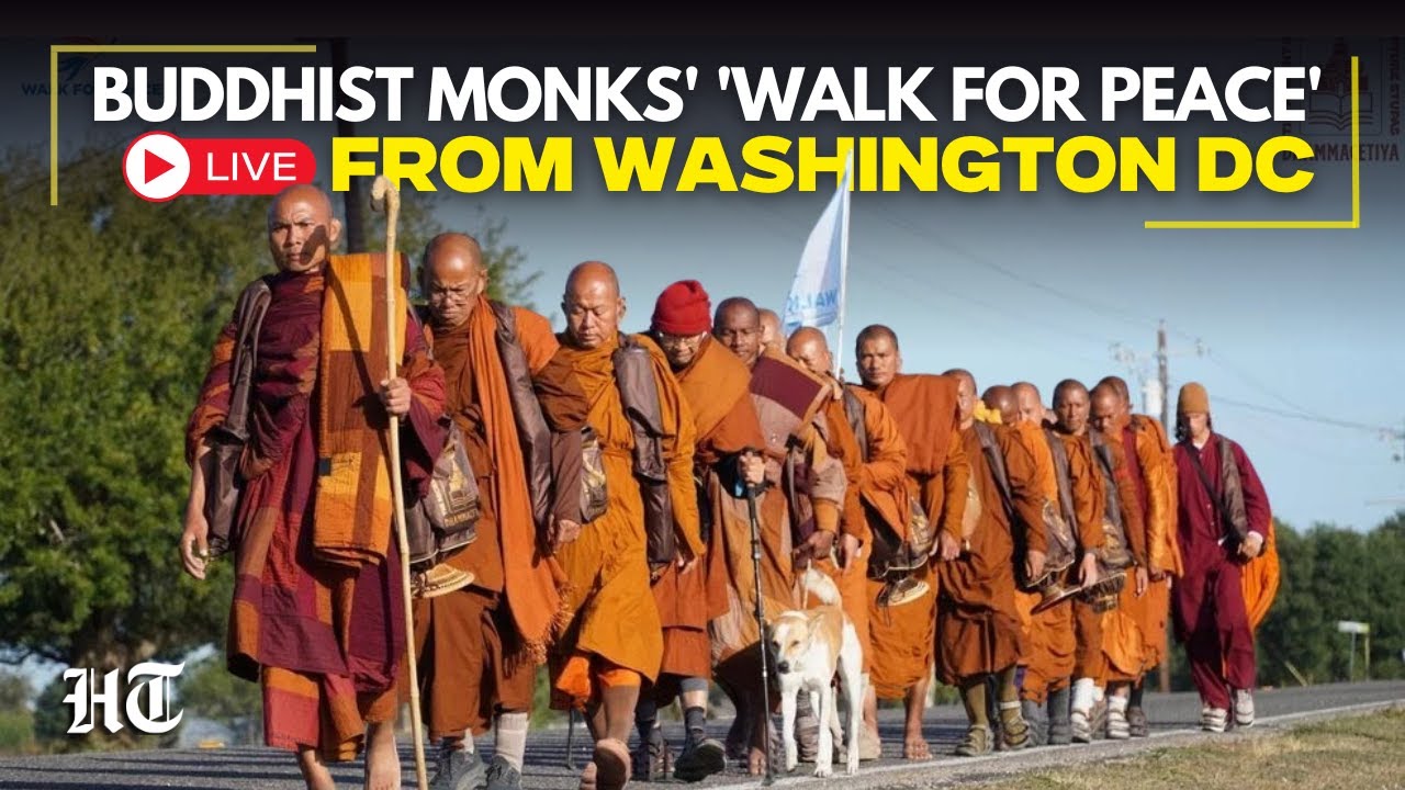 LIVE From Washington DC | Buddhist Monks Complete Their 2,300-mile 