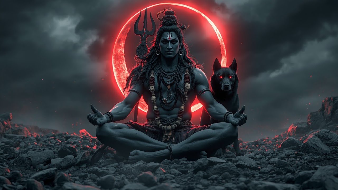 Eternal Shiv | Cosmic Mahadev Frozen in Time | Dark Mystical Space Art