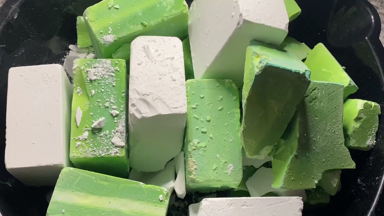 Lime Green Dyed Gym Chalk