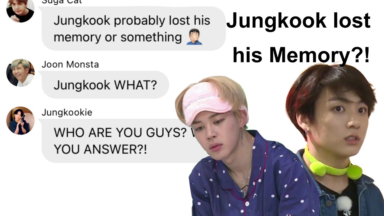 Bts Text || Jungkook lost his memory?! || Part 1