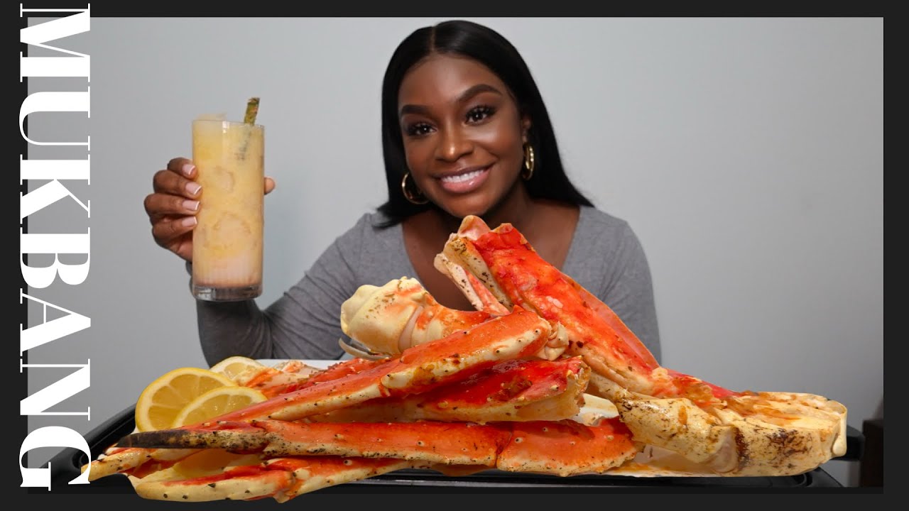 DESHELLED SPICY KING CRAB SEAFOOD BOIL MUKBANG | STORY TIME