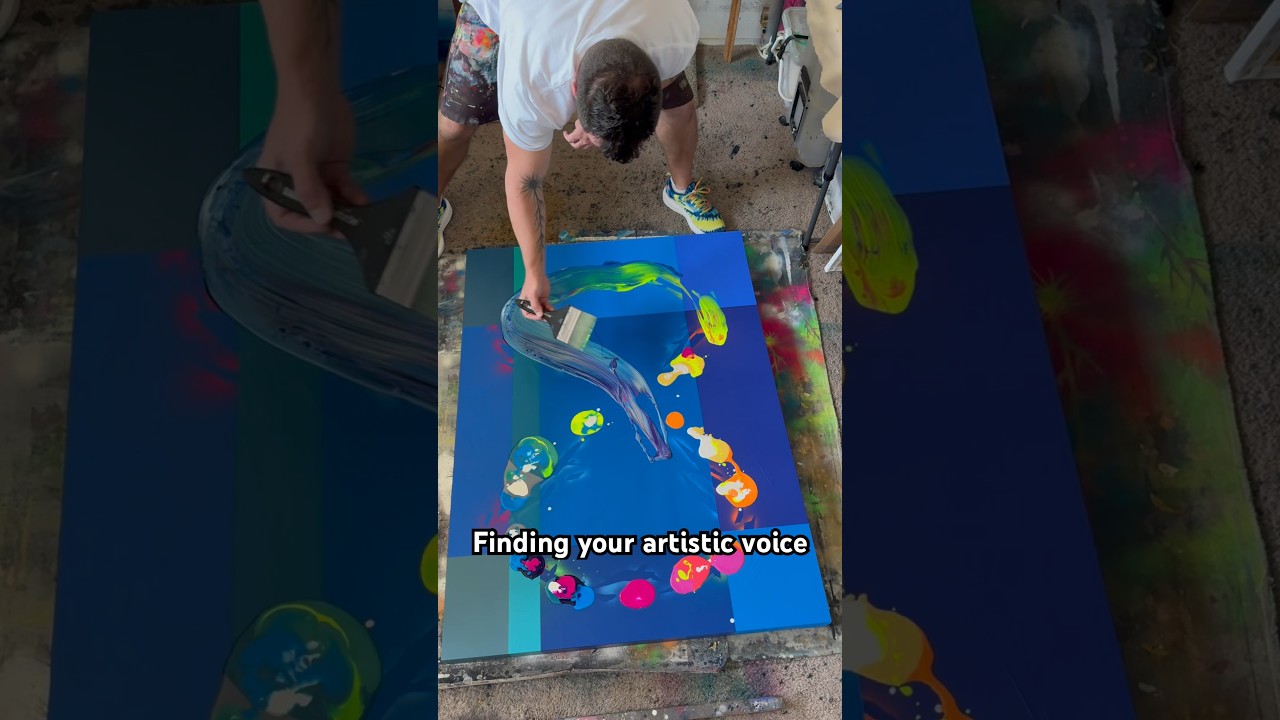 Finding your artistic voice 🎨 #art #artist #painting #creative #arts