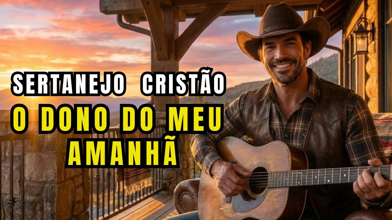 O DONO DO MEU AMANHÃ -  Hino Sertanejo Cristão  [ Onde Você Vê o Fim, Deus vê um Novo Começo ]