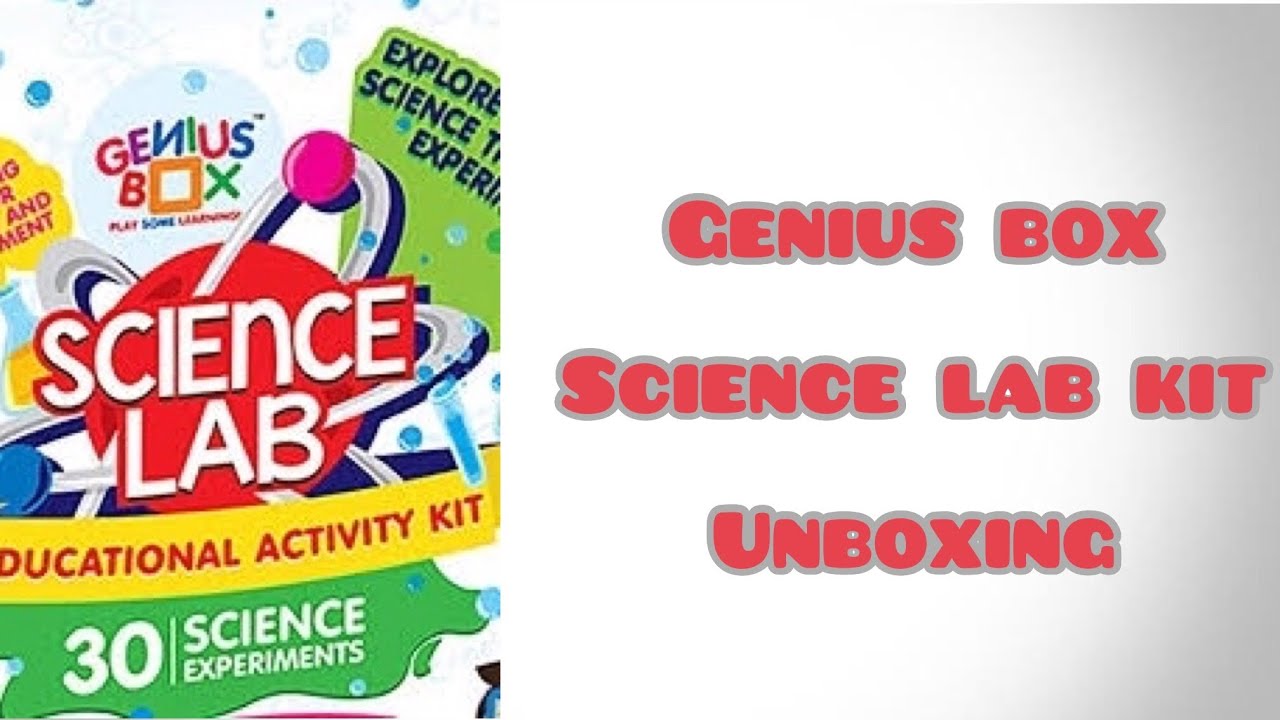 Unboxing &ldquo;GENIUS  B🔲X&rdquo; science lab 🧪 kit | rock with rithvik