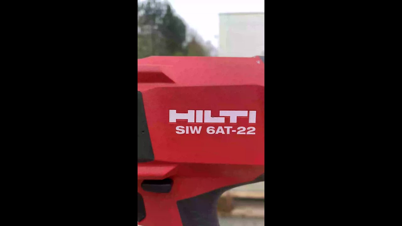Save time installing anchors with Hilti SIW 6AT-22 impact wrench 🔥  
