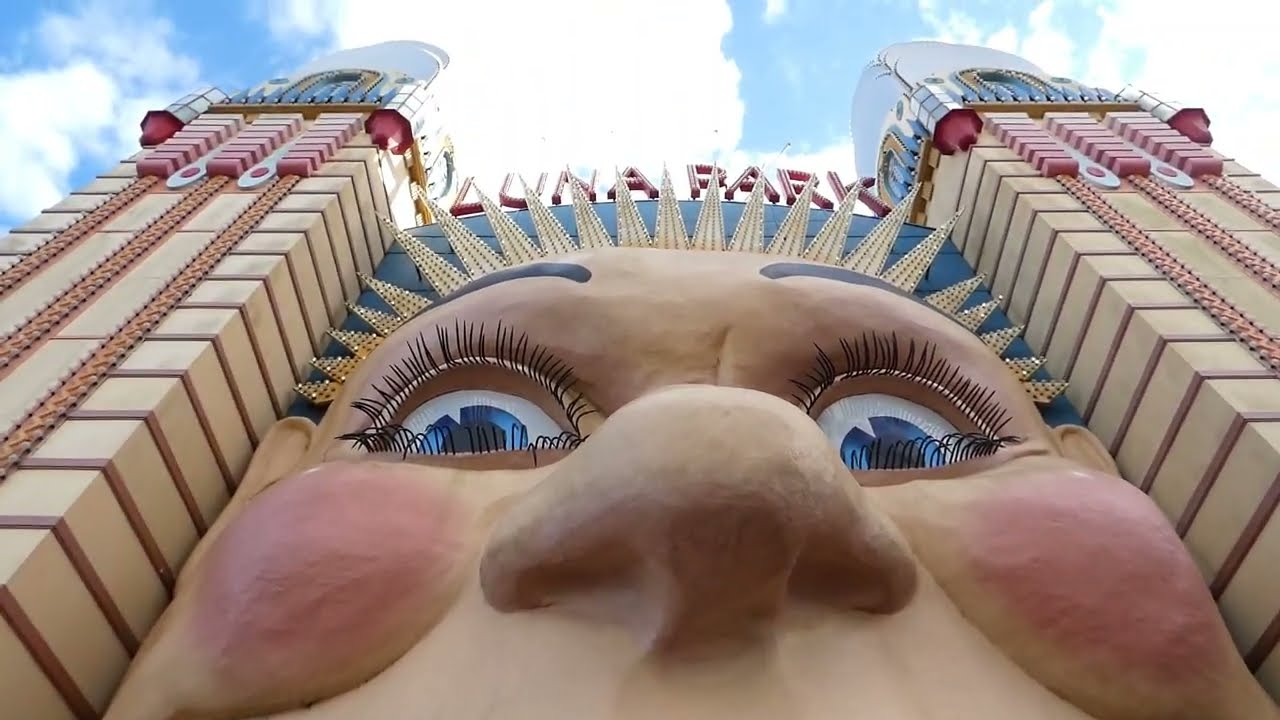 Walk through Luna Park Sydney May 2025