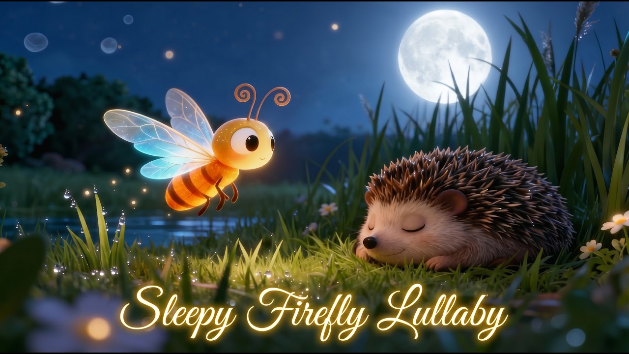 Firefly Lullaby 🌙✨ | Calm Bedtime Song for Babies & Toddlers | Sleep Music for Kids