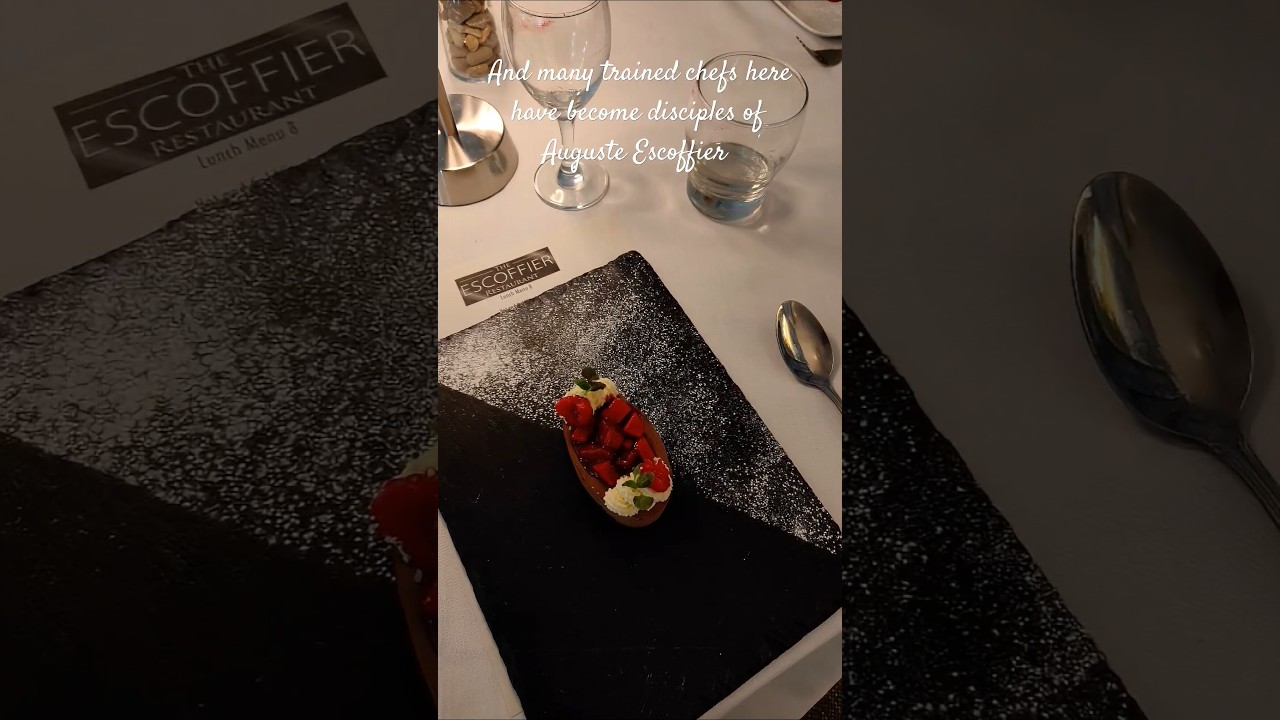 The Escoffier restaurant..the best place to eat in central Bournemouth #restaurant#bournemouth