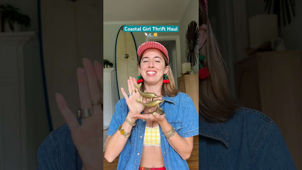 Coastal home decor thrift haul! 🌞🌊🐚 #thrifthaul #coastal #beachlife #thrift