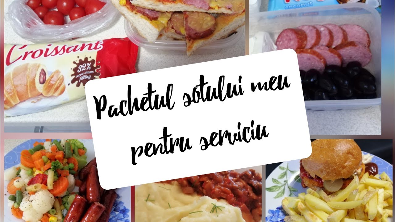 Pachetul sotului meu pentru serviciu | 3 pachete diferite pentru 24 h