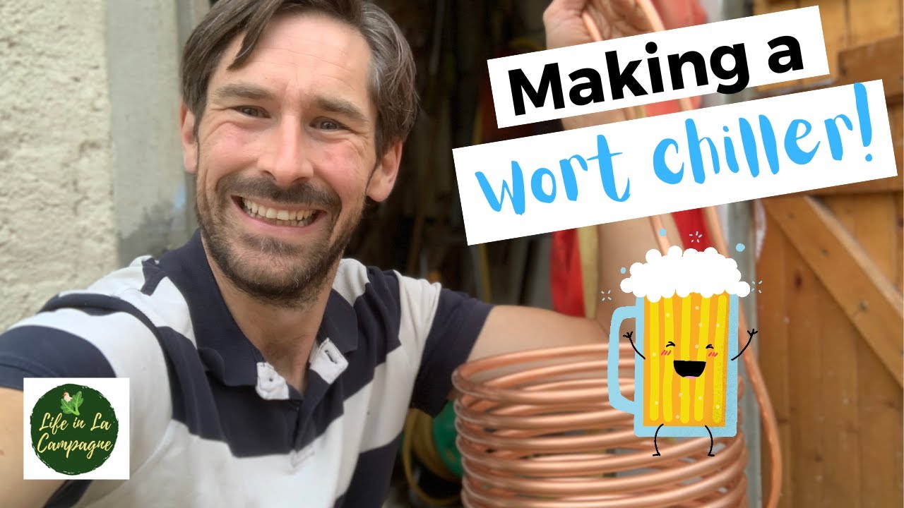 How to make a wort chiller for home brewing || My daily life in the French countryside