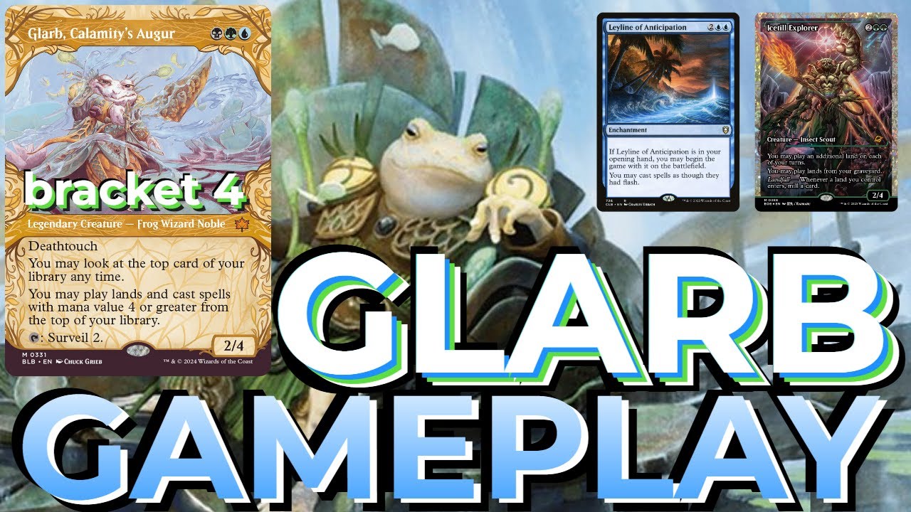 Bracket 4 Game! GLARB CALAMITY'S AUGUR EDH Gameplay vs Eshki, Sauron, Prof. Hojo MTG Deck Tech Guide