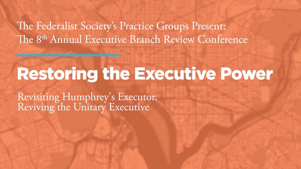 Restoring the Executive Power [EBR 2020]