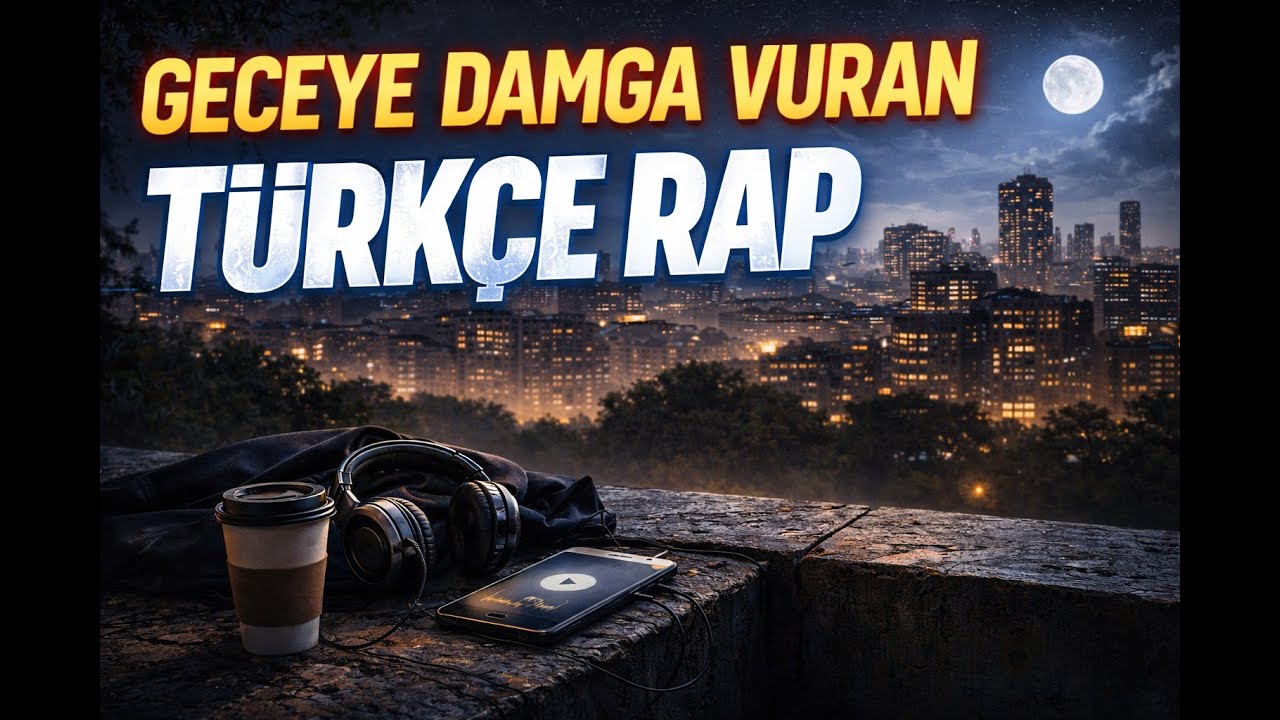 Geceye Damga Vuran Türkçe Rap Müzikler | Duygusal Rap Playlist