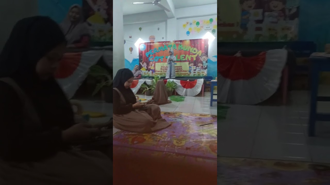 Vanya Mengisi acara di sekolah TK permata bunda srikaton 🥰
