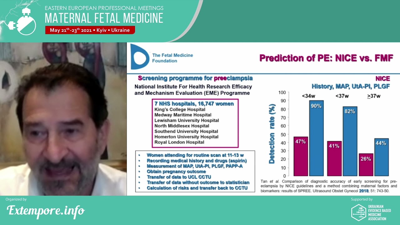 Prof  Kypros Nicolaides about early screening for preeclampsia, and nationwide implementation