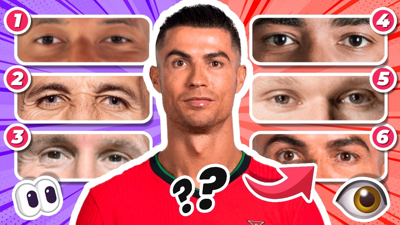⚽ Хто Це? Вгадай Футболіста Тільки за Поглядом 👀 | ФУТБОЛЬНА ВІКТОРИНА 2026