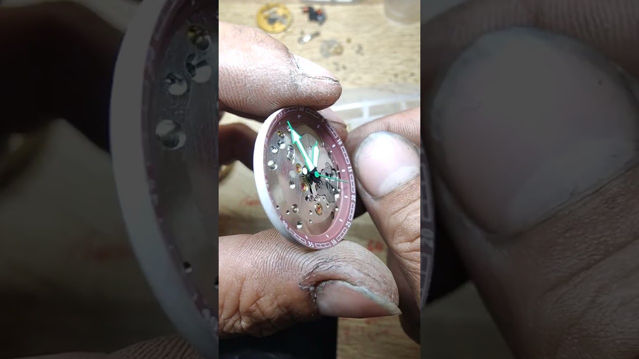 Seiko goldfeather mod bộ máy lộ cơ.