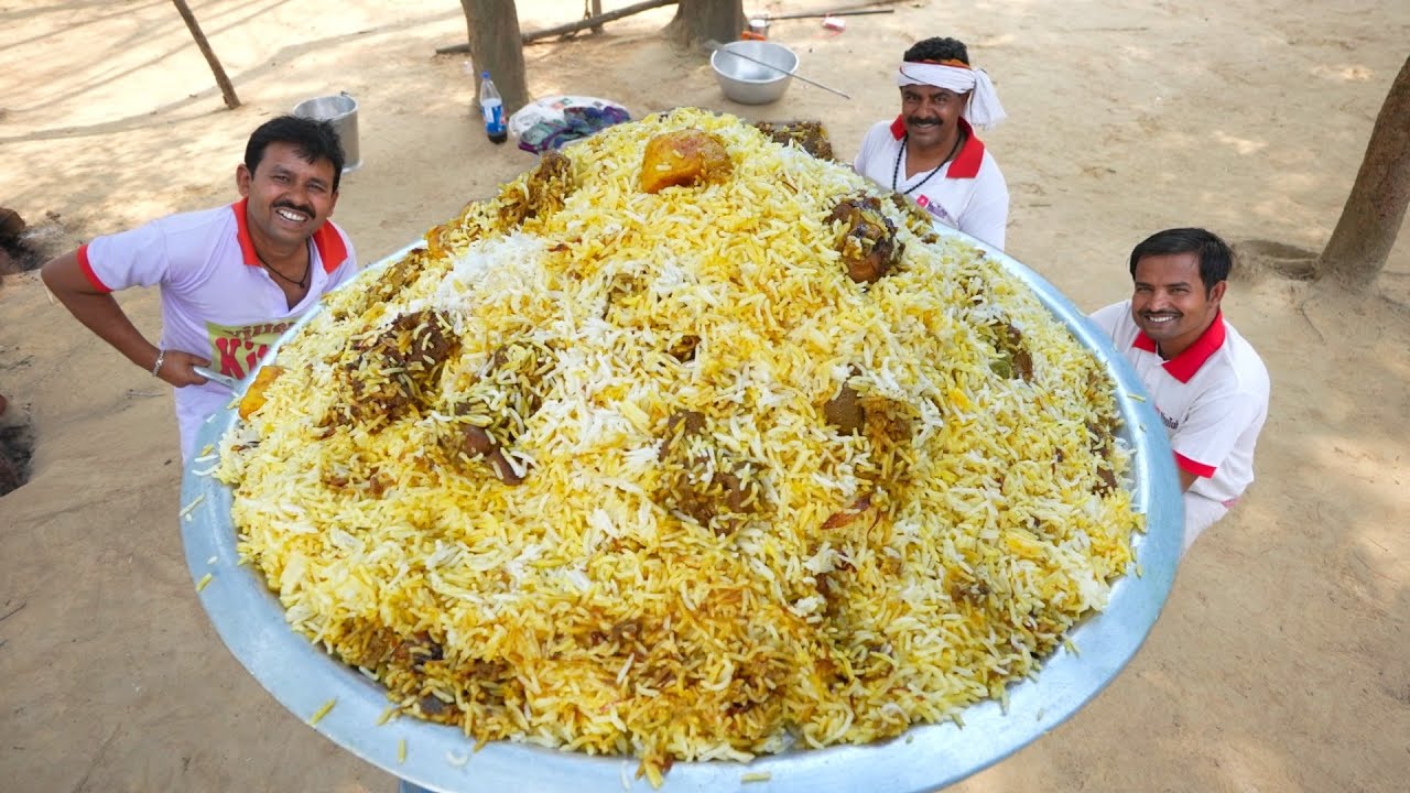 Mutton Biryani with Masala Paneer cooking for villagers | villfood kitchen