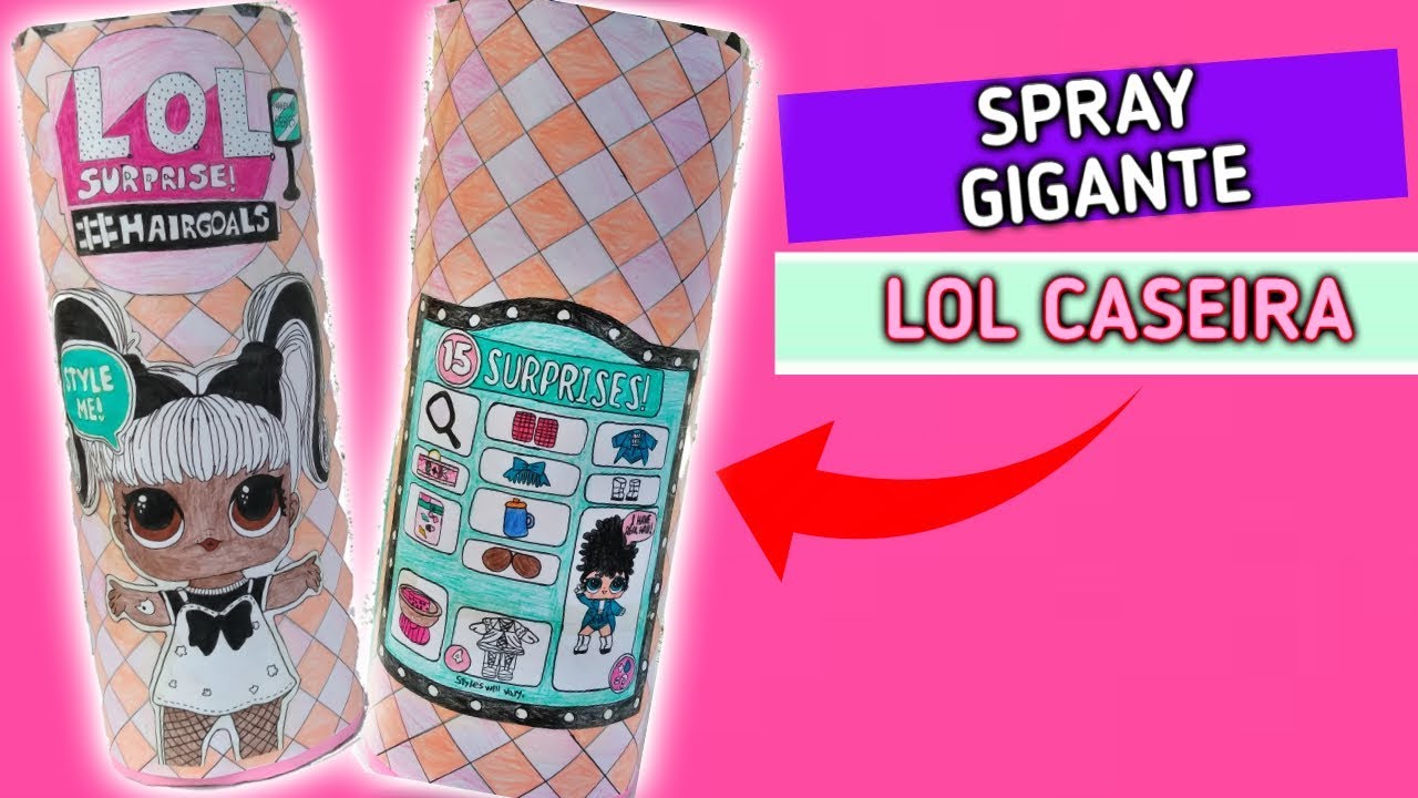 ABRINDO L0L #HAIRGOALS GIGANTE SURPRESA CASEIRA / Opening Lol Surprise Hairgoals  Homemade