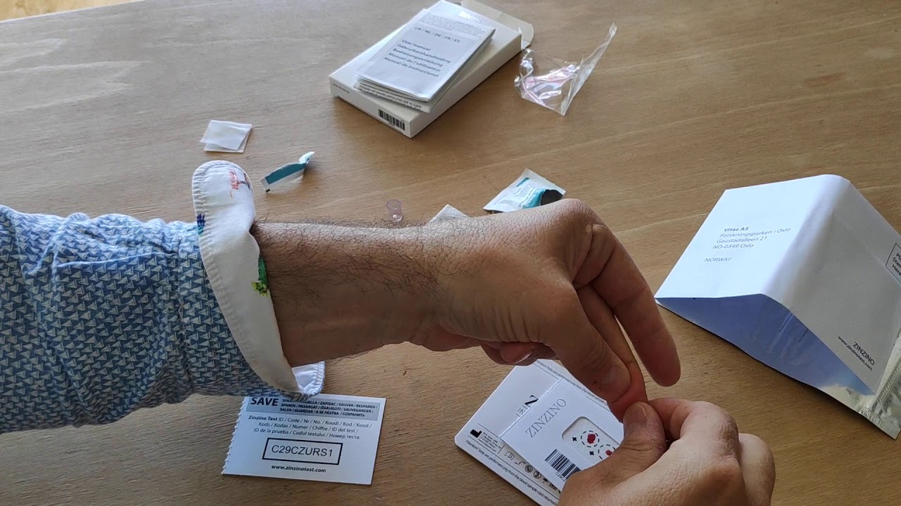 Zinzino Trockenbluttest
