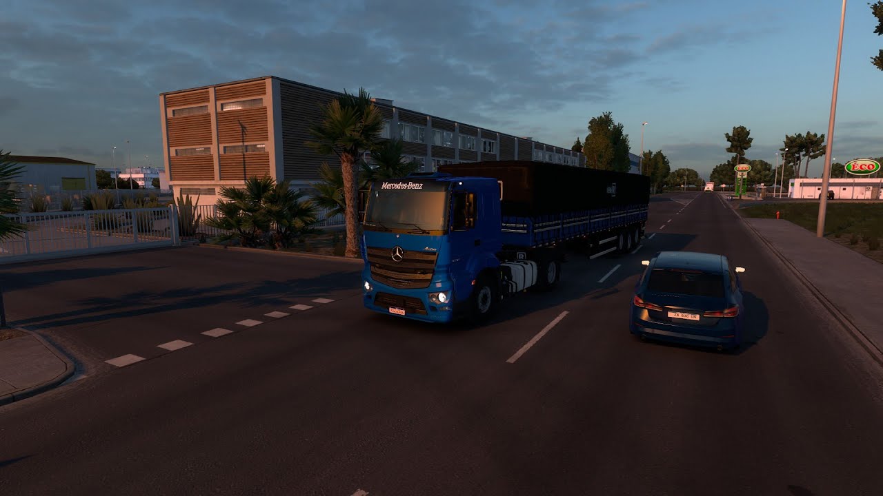 LIVE - ETS2/MAPA EA 1.58 - RECONQUISTA, ARG ATÉ F.DO IGUAÇÚ, PR - MB AXOR 2038 BY RBZ MODS