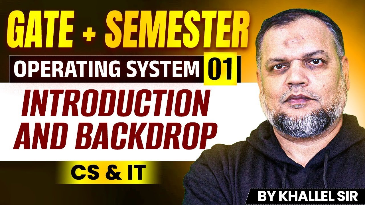 Лекция по операционным системам 01 | Семестр GATE + | Введение и подготовка (CS & IT)