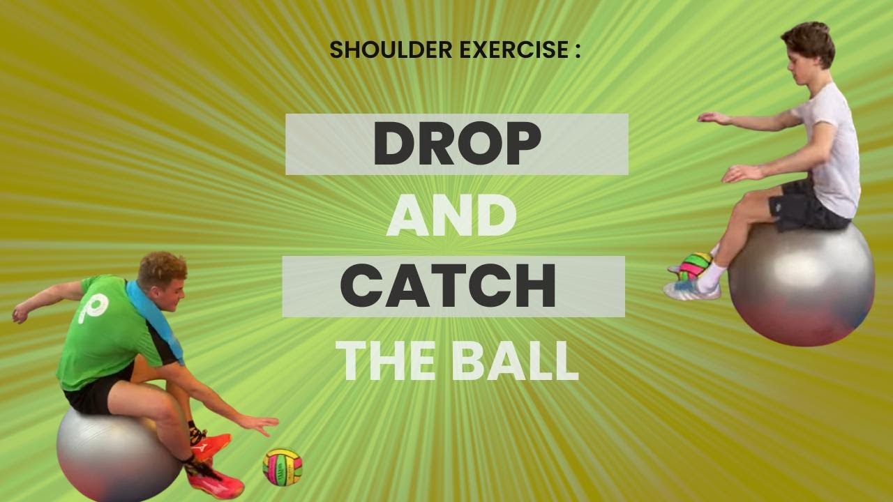 Shoulder exercise: Drop and catch