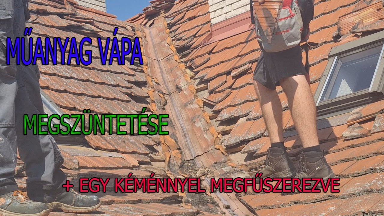 Műanyag vápa cseréje