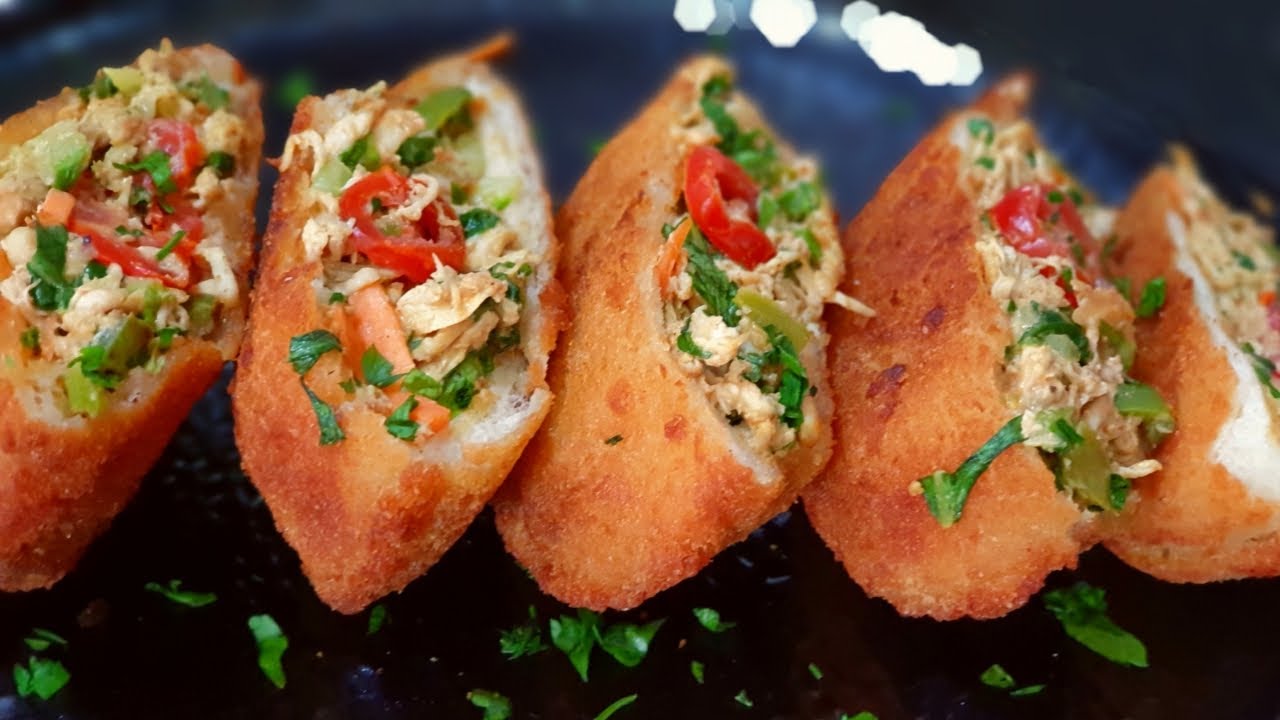 Bread Pocket Shawarma I Mini Shawarma Bites I Bread Shawarma I Pocket Shawarma I 10 min Snack recipe