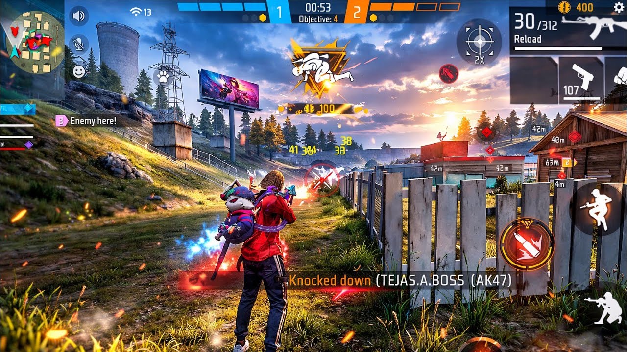 FREE FIRE GAME KHEL RAHA HU 💯 bina medikate ka challenge 