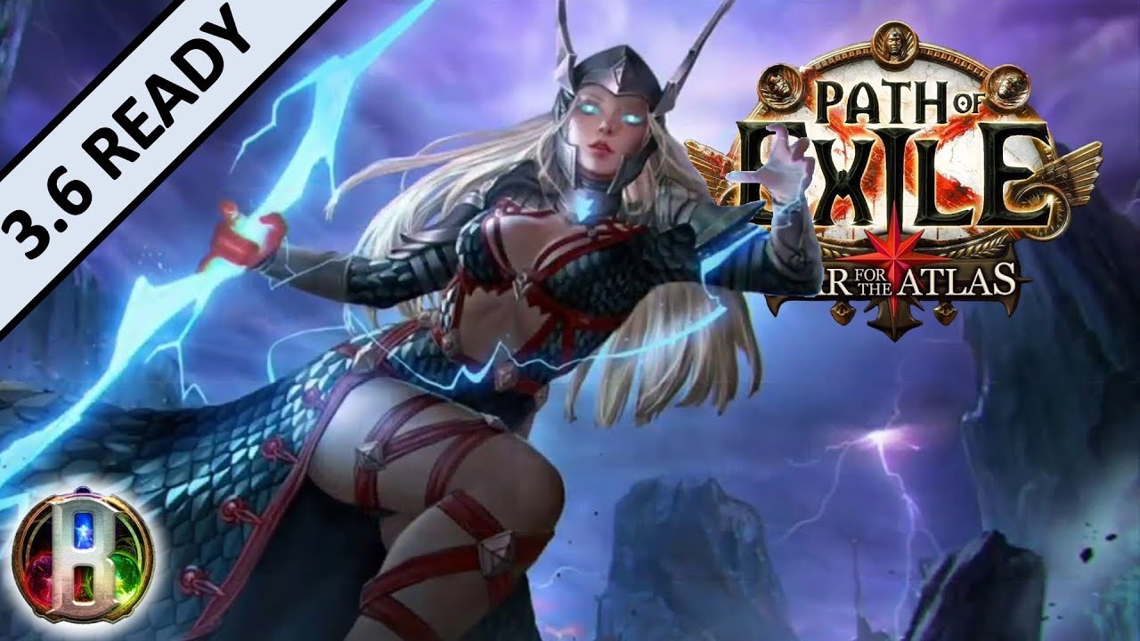 Path of Exile 3.6 - Storm Brand Build - Elementalist Witch -  Synthesis