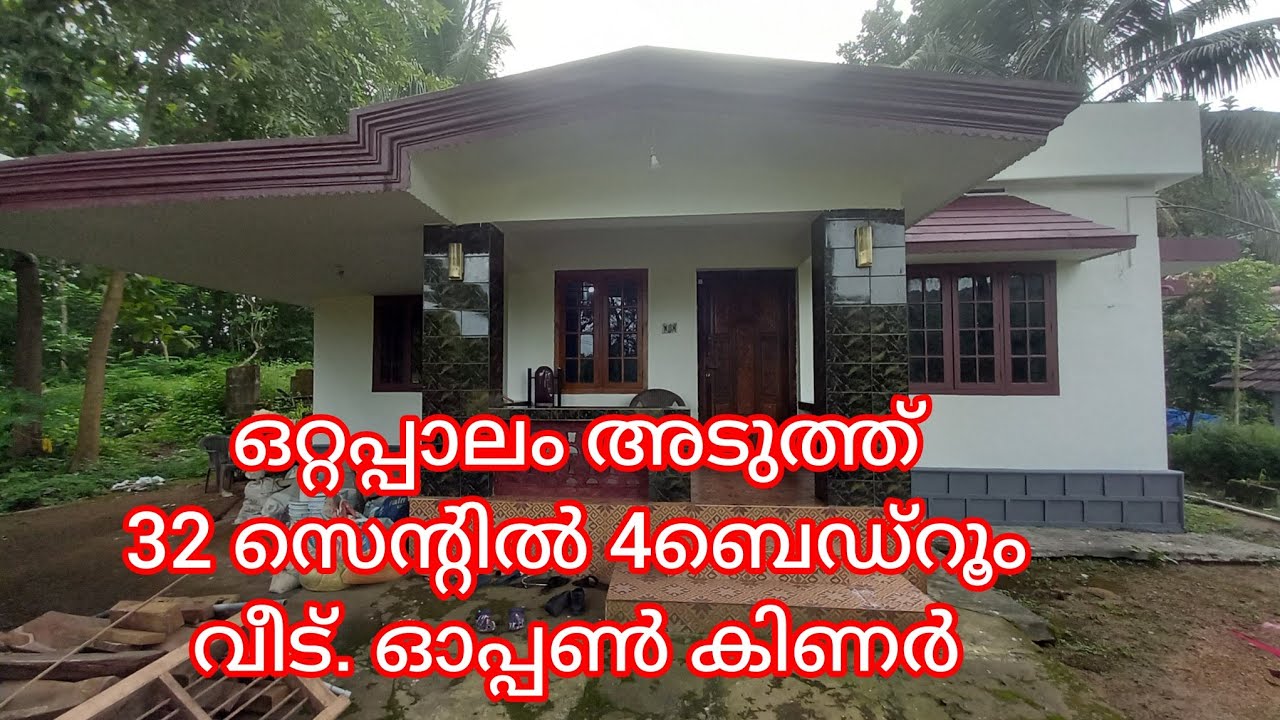 32 സെന്റിൽ ഒരു വീട് ഒറ്റപ്പാലം പ്രകൃതി ഭംഗി ഉള്ള സ്ഥലം 