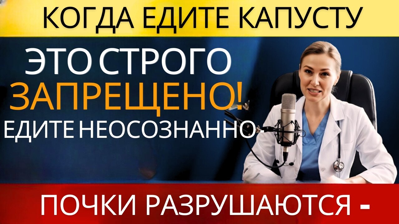 Капуста: так есть нельзя — разрушаются почки! | ТОП-3 опасных сочетания