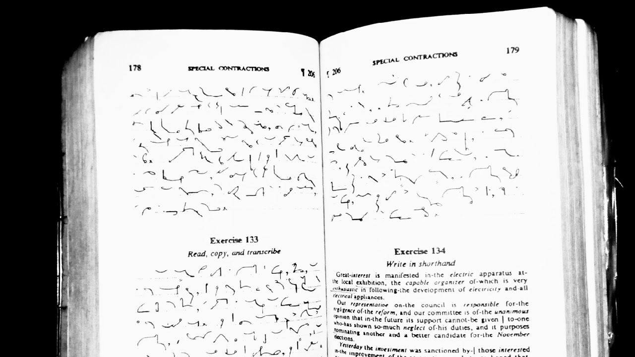 Shorthand Dictation of exercise 132 |dictation of special contractions |Shorthand Club