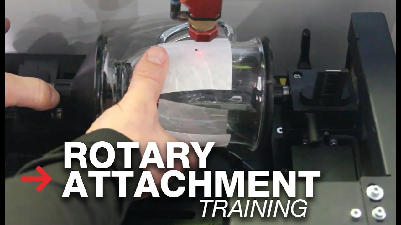 Laser Rotary Attachment Training | Engraving 2 logos on coffee cup