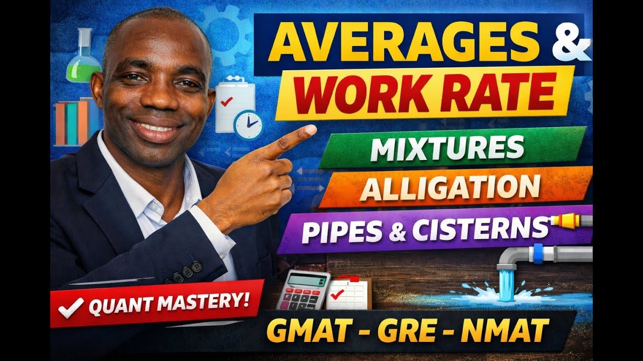 Master Averages, Weighted Averages, Mixtures and Work Rate