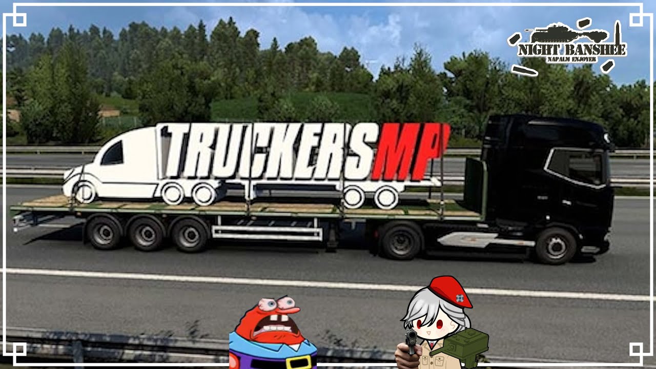 A convoy for the century! - Trucking with mates on Truckers MP