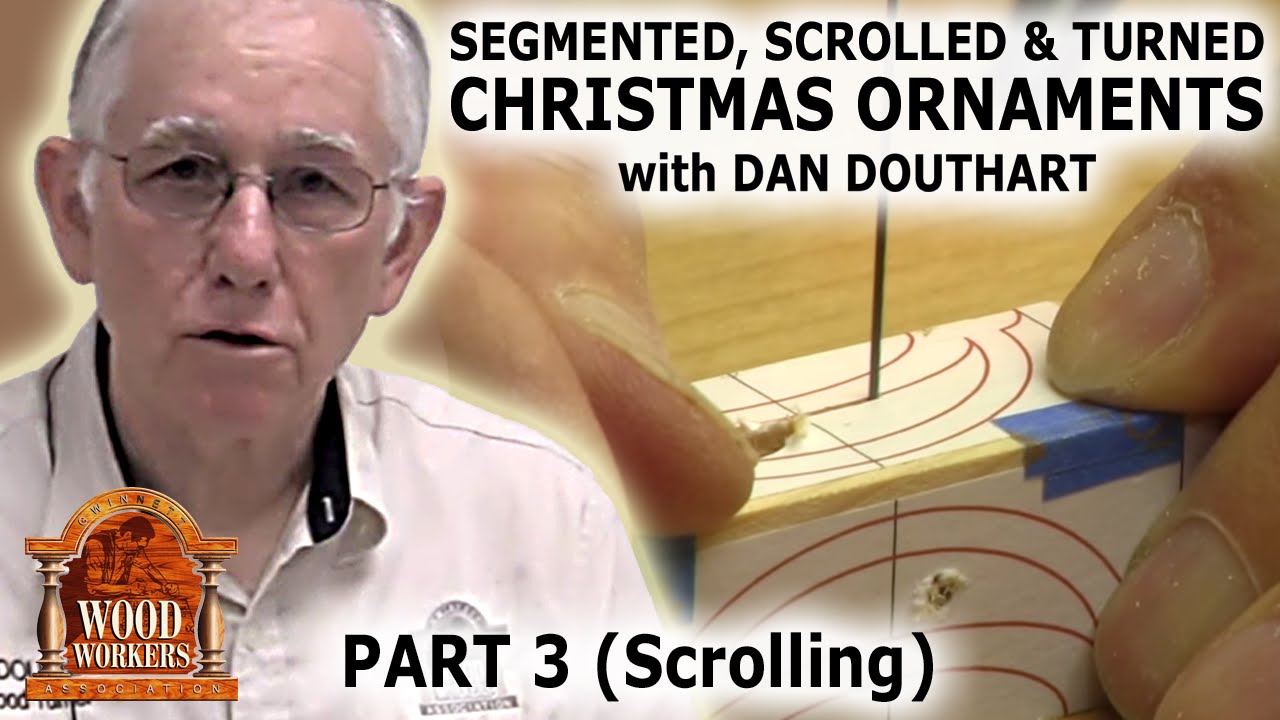 Segmented, Scrolled and Turned Christmas Ornaments (part 3) by Dan Douthart
