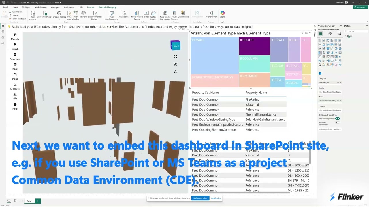 Power BI IFC 3D Viewer Complete Setup - Microsoft BIM Apps