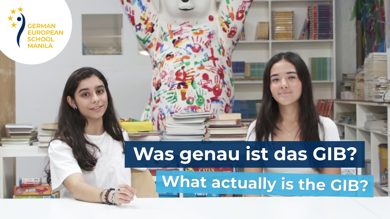 Unsere Schüler:innen stellen das GIB vor! GESM students talk about the bilingual IB
